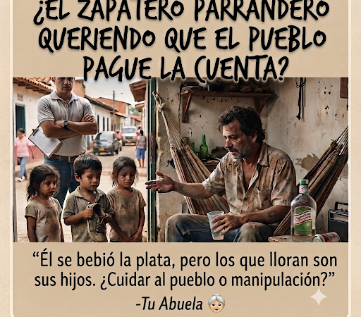 ¿USTED DEJARÍA QUE EL VECINO SE EMBORRACHE Y LE MANDE A COBRAR LA CUENTA A USTED?